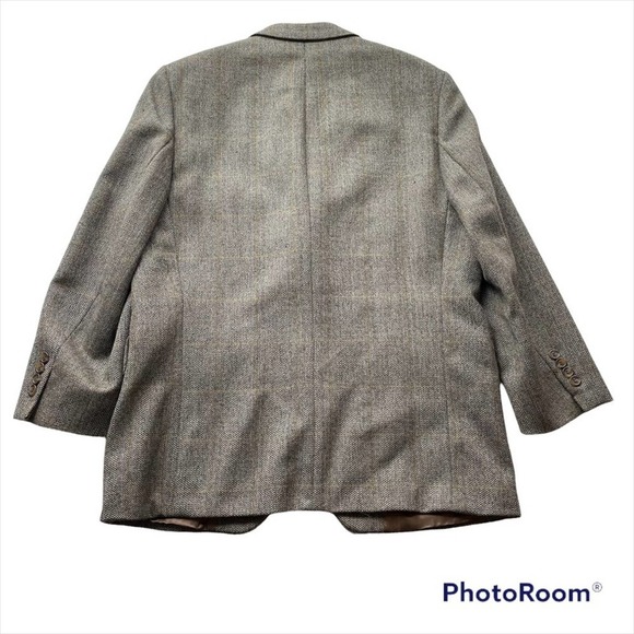 Ralph Lauren Suit Jacket Blazer Sport Coat Brown Size 42S Business office - Picture 14 of 15